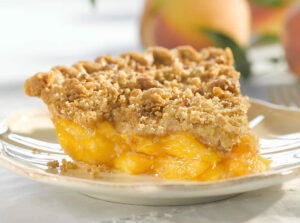 Peach Crumb Pie