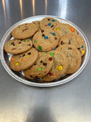 M&M Chocolate Chip Cookies