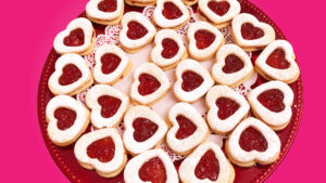 Sweetheart Linzer Cookies