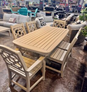 POLYWOOD dining and patio seating from Martha Stewart