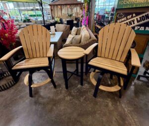 Outdoor Poly Furniture Adirondack High Chairs