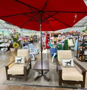Telescope Casual Patio Furniture Chairs with Umbrella